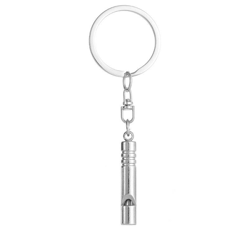 Wholesale Outdoor Life-saving Supplies Whistle Keychain